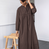 Lena Dress Coffee Check