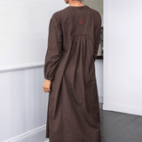 Lena Dress Coffee Check