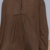 Lena Dress Coffee Check