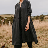 Willow Jacket Charcoal - Long