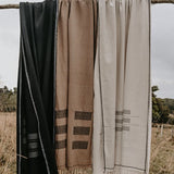 Hand-loomed Cotton Stole - Ivory