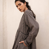 Mihi Jacket Stripe Long