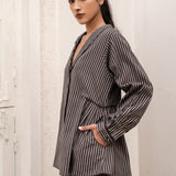 Mihi Jacket Stripe Short