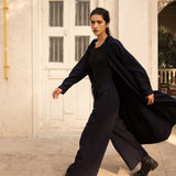 Mihi Jacket Navy Long