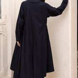 Mihi Jacket Navy Long