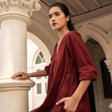 Akimi Dress Red Wine