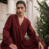Akimi Dress Red Wine