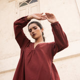 Akimi Dress Red Wine