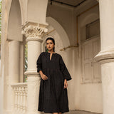 Iris Dress Navy Check