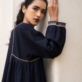 Umaya Dress Navy