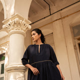 Iris Dress Navy