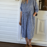 Shanti Dress Block Print