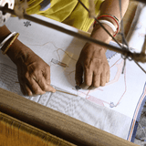 Hana Dress White Motifs