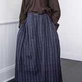 Hina Skirt Blueberry Check