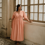 Geetha Dress Coral