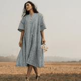 Yumi Dress Block Print