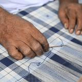 Shanti Dress Check Motif