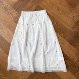 Macy Skirt - White Heart