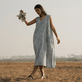 Tara Dress Block Print