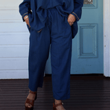 Yuji Pant Navy Stripe