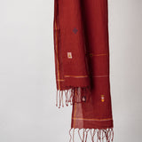 Lumina Sheer Summer Stole - Red