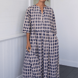 Ela Dress Block Print