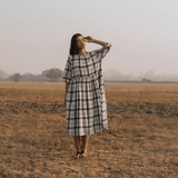 Ivy Dress Check Motif