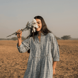 Shanti Dress Block Print