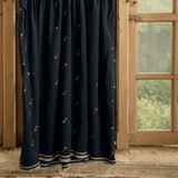 Geetha Dress Navy Motif