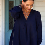 Akimi Dress Navy