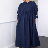 Lena Dress Blueberry