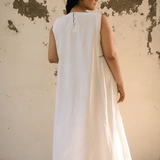 Bella Dress White Motifs