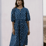 Macy Dress Indigo Sky