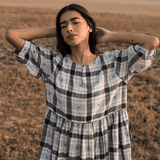 Ivy Dress Check Motif