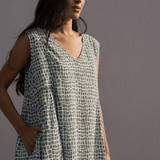 Tara Dress Block Print