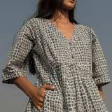 Geetha Dress Block Print