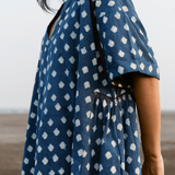 Osaka Dress Indigo Sky