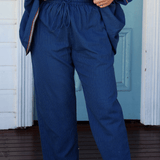 Yuji Pant Navy Stripe