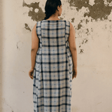 Tara Dress Check Motif