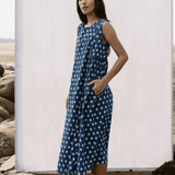 Bella Dress Indigo Sky