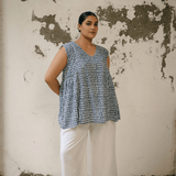 Tara Top Block Print