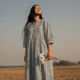 Shanti Dress Block Print