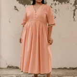 Geetha Dress Coral