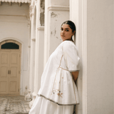 Hana Top White Motifs