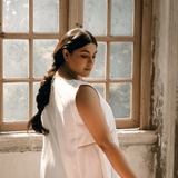 Bella Dress White Motifs