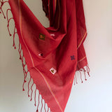 Lumina Sheer Summer Stole - Red