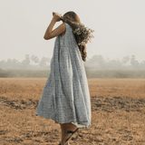 Tara Dress Block Print