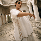 Hana Top White Motifs