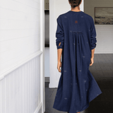 Lena Dress Blueberry