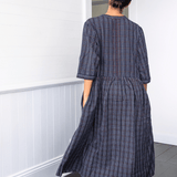 Ela Dress Blueberry Check